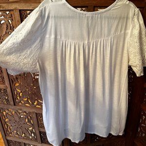 Knox Rose - Tunic shirt - Embroidered Detail, XXL